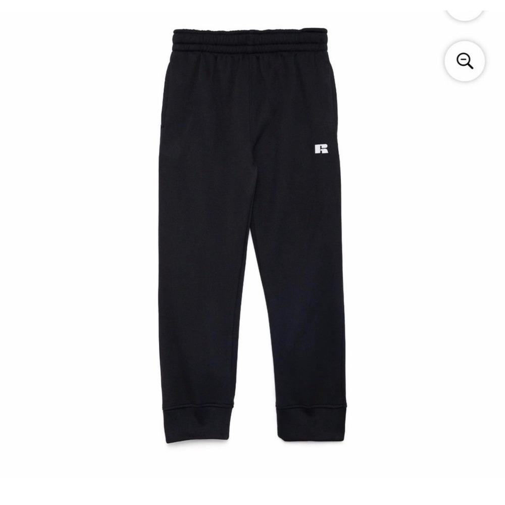 Russell Athletic Boys' Fleece Joggers – Black – Size Medium (8) – NWT - Picture 1 of 4